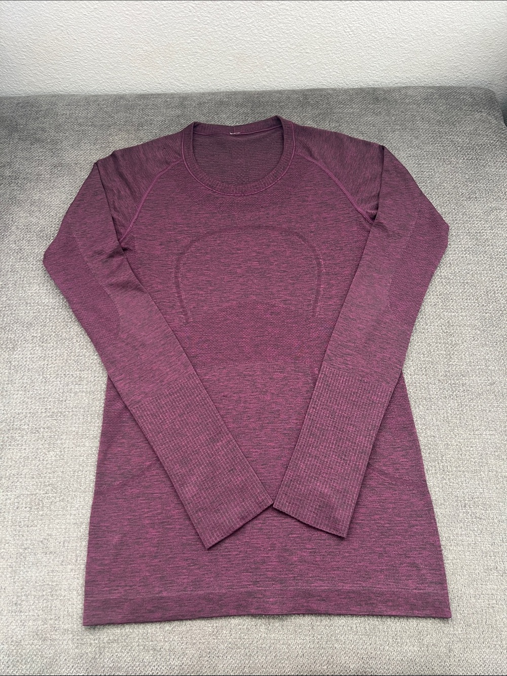 lululemon athletica Long-Sleeve Seamless Top - Plum Heather